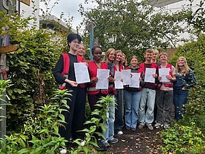 Bestandende Schulsanitätsprüfung: Zuwachs in der AG